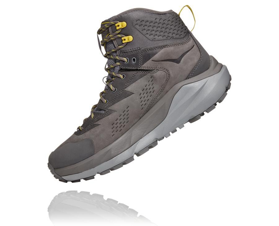 Botas De Montaña Hoka One One Hombre Grises - Kaha Gore-Tex - MNDG30258